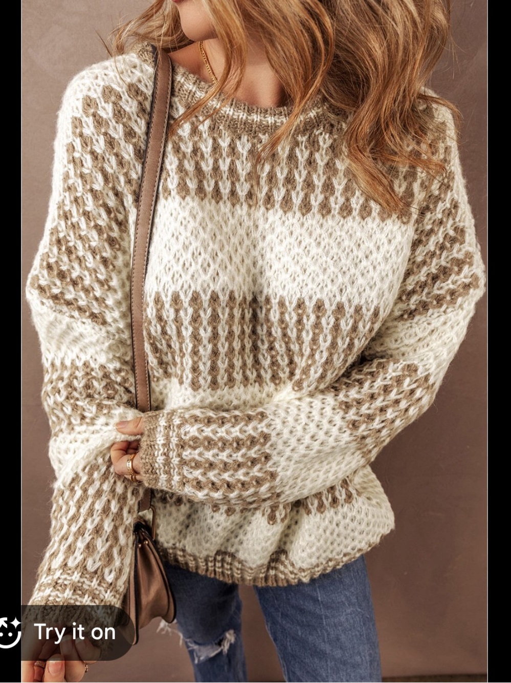 Grey Bandit Striped Knit Sweater